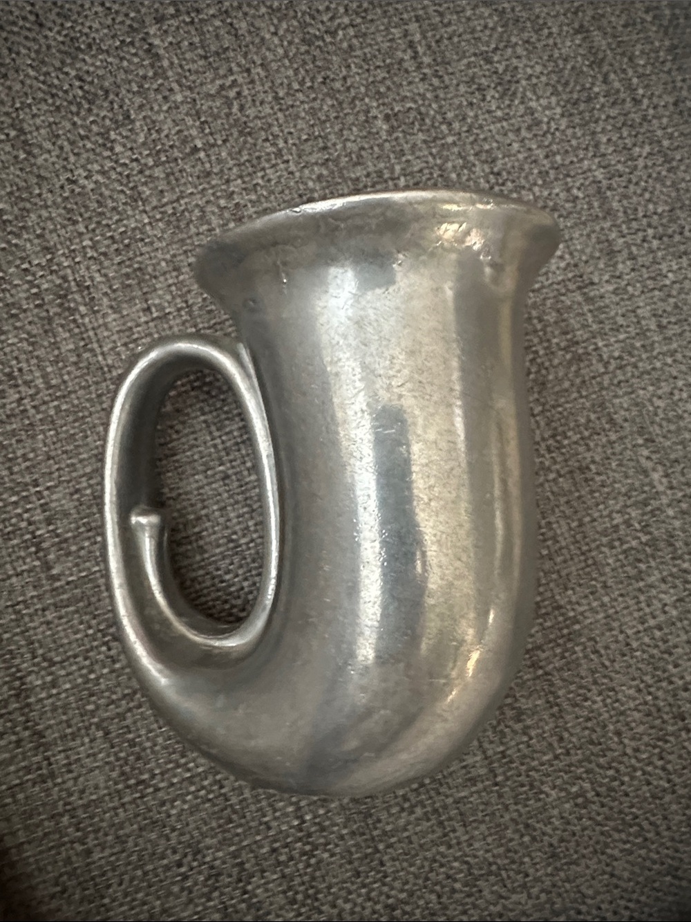 DURATEL by Leonard pewter horn mug ITALY